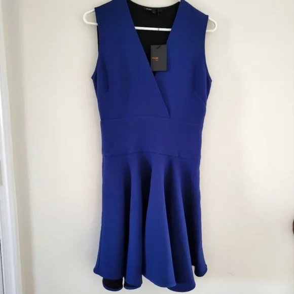 Maje Sleeveless Blue Dress - Picture 6 of 7